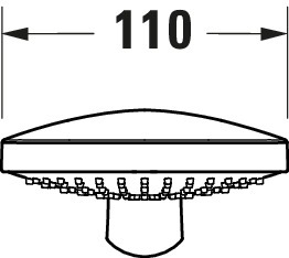 Image du produit Duravit Douchette à main 3jet 110 MinusFlow, UV65201 (3 Types de jets, 9.50 l/min)
