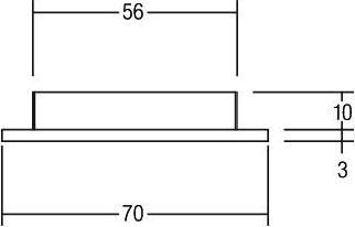Actual product image Brumberg LED cube recessed light (275 lm)