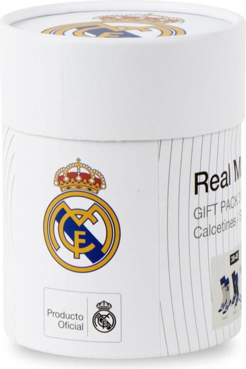 Actual product image Cerda Real Madrid Socks Set – Officially Licensed (3 Pack, Sizes 38–45) (pack of 3, 38 - 45)
