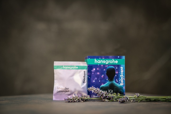 Actual product image hansgrohe RainScent Wellness Shower Tabs Lavender (Pack of 5)