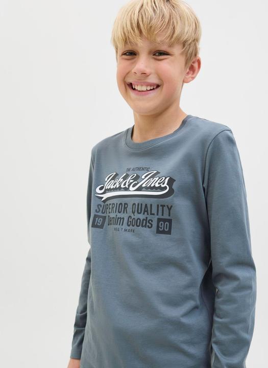 Produktbild Jack & Jones Jjelogo Tee Ls O-Nec 2 Col Aw25 Noos Jnr (140)