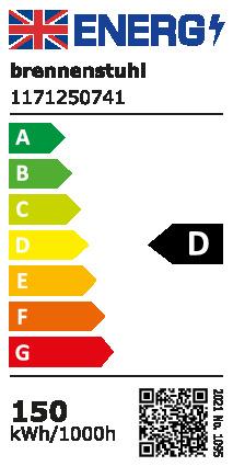Etichetta energetica Brennenstuhl Faretto LED JARO 20060 17500lm, 150W, IP65 (17500 lm)