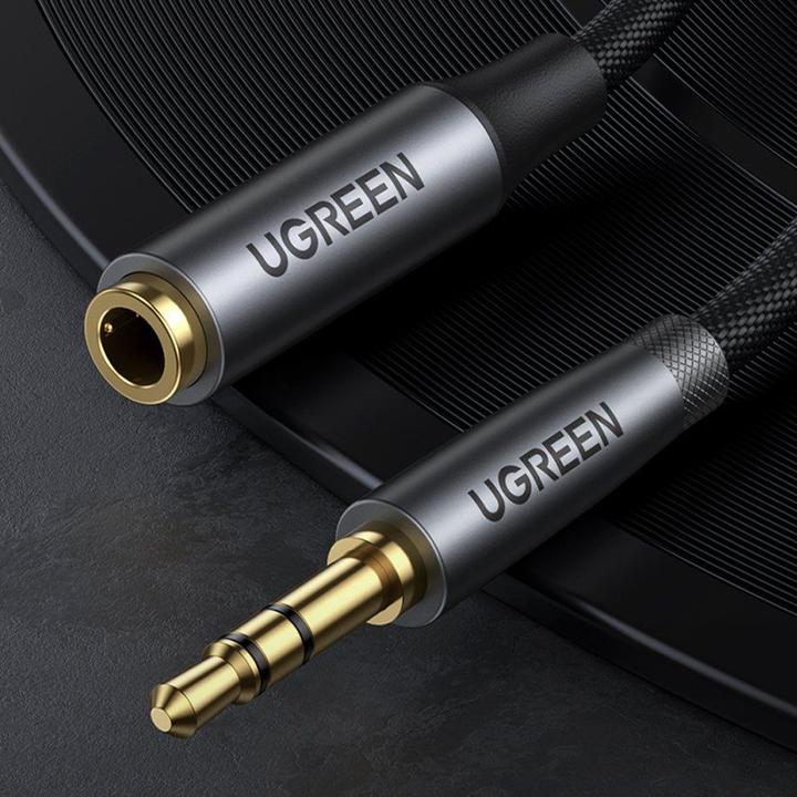 Image du produit Ugreen AV190 AUX jack audio extender 3.5 mm, 2m (black) (2 m)