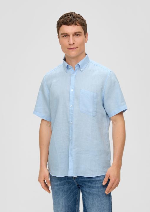 Immagine prodotto s.Oliver Hemd Kurzarmhemd aus Leinen (XL)