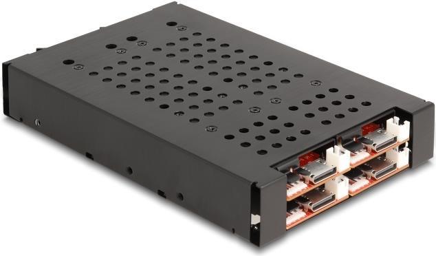 Actual product image Delock 3.5? Removable rack for 4 x M.2 NVMe SSD with OcuLink S