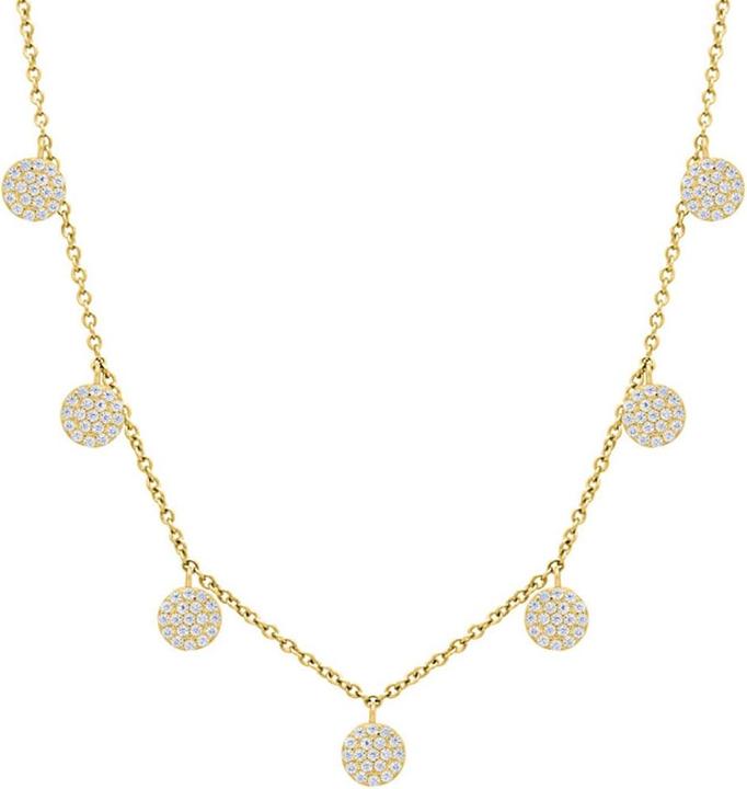 Produktbild Candy Halskette Mava, 925 Sterling Silber, vergoldet (925 Sterling Silber, 18k vergoldet, 36 - 40 cm)