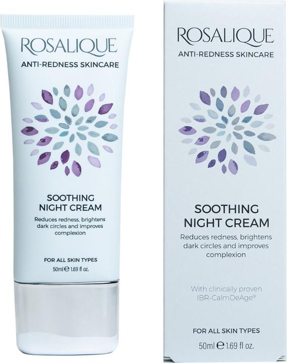 Immagine prodotto Rosalique Crema notte lenitiva per pelli sensibili (Soothing Night Cream) 50 ml (50 ml, Crema notte, SPF 50)