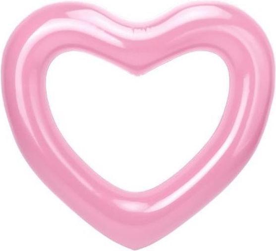 Actual product image MU Classic Heart Shape Inflatable Swim Ring