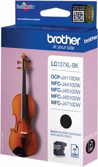 Productafbeelding Brother LC127XLBK - Zeer hoog rendement - Zwart (BK)