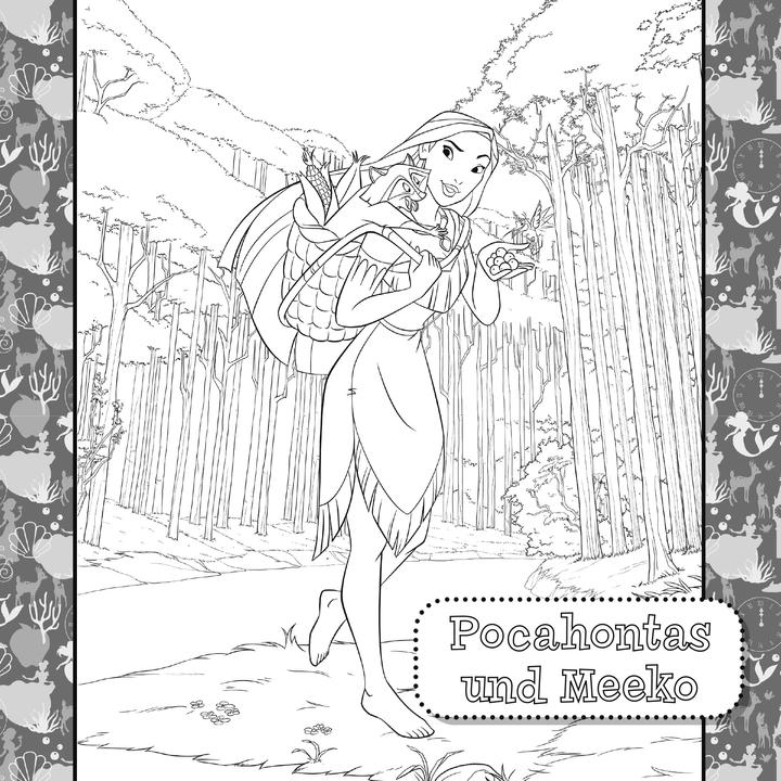 Actual product image Panini Disney Princess: Magical colouring fun - The most beautiful motifs to colour in