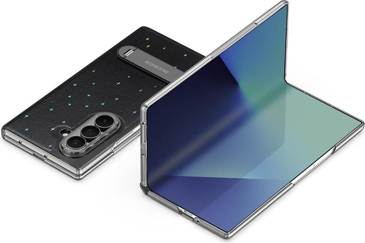 Actual product image Dux Ducis Stex Hülle für Samsung Galaxy Z Fold 7 mit 360°-Ständer – Schwarz (Samsung Galaxy Z Fold7)