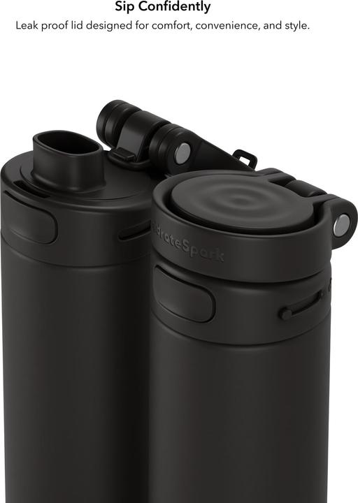 Actual product image HidrateSpark PRO 2 - 21oz Chug - Black (0.62 l)
