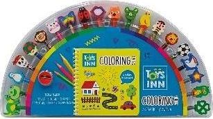 Image du produit Stnux Crayons de couleur avec gommes et livre de coloriage