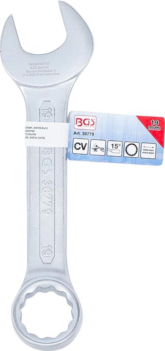 Actual product image BGS Combination Spanner extra short 19 mm (19 mm)