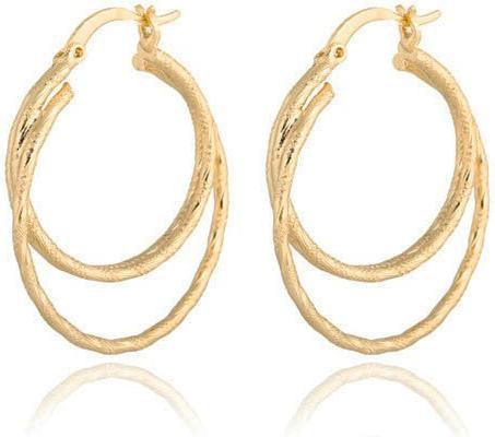 Actual product image Hermex Gold plated LUXURY earrings - Gold (Copper alloy)