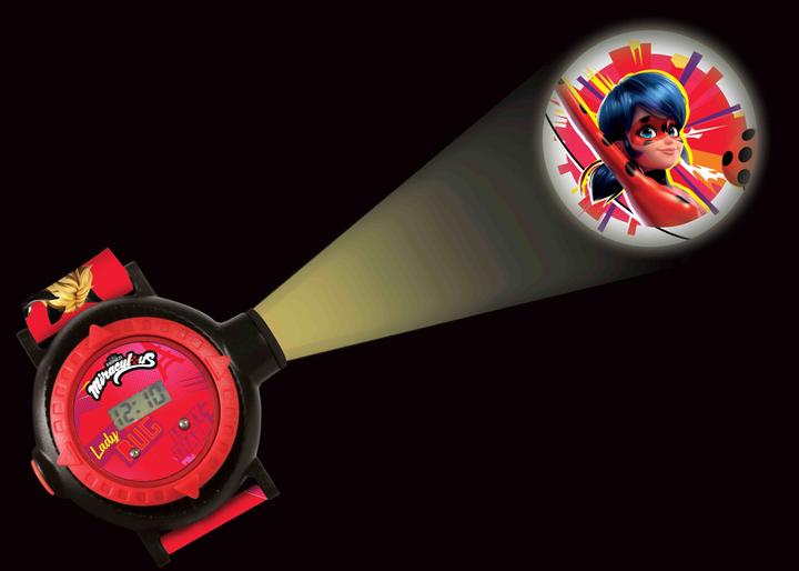 Image du produit Lexibook Horloge de projection numérique au design Miraculous avec 20 images à projeter