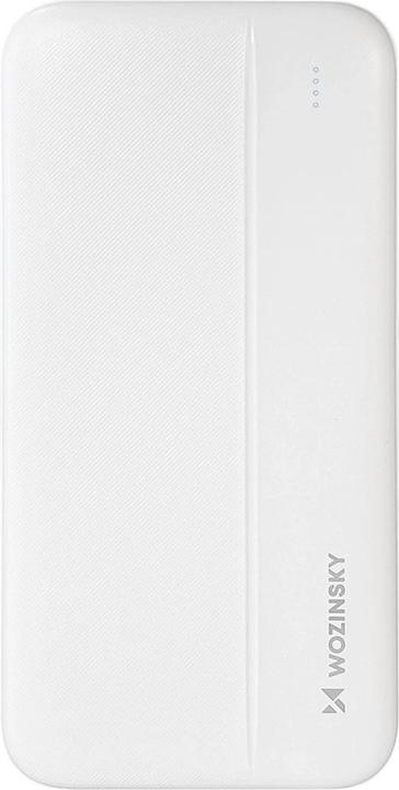 Immagine prodotto Wozinsky powerbank Li-Po 10000mAh 2 x USB bianco (WPBWE1) (10000 mAh, 10 W, 37 Wh)