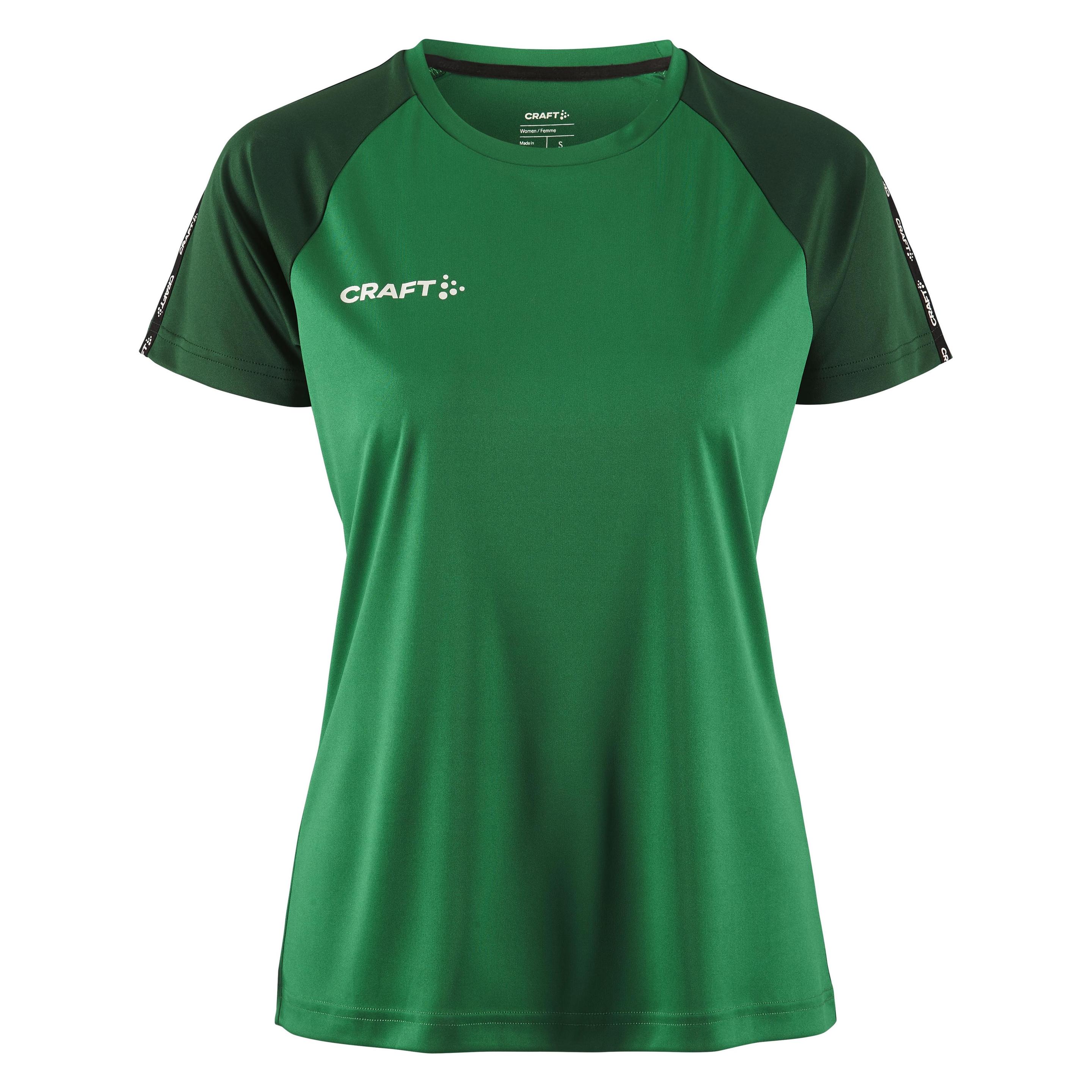 Craft, Damen, Sportshirt, Squad 2.0 Contrast Jersey W (Xl), Grün, Xl