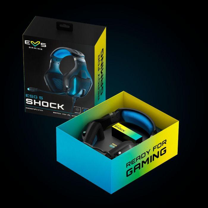 Produktbild Energy Sistem ESG 5 SHOCK Verkabelt Kopfhörer Kopfband Gaming Schwarz (Kabelgebunden)