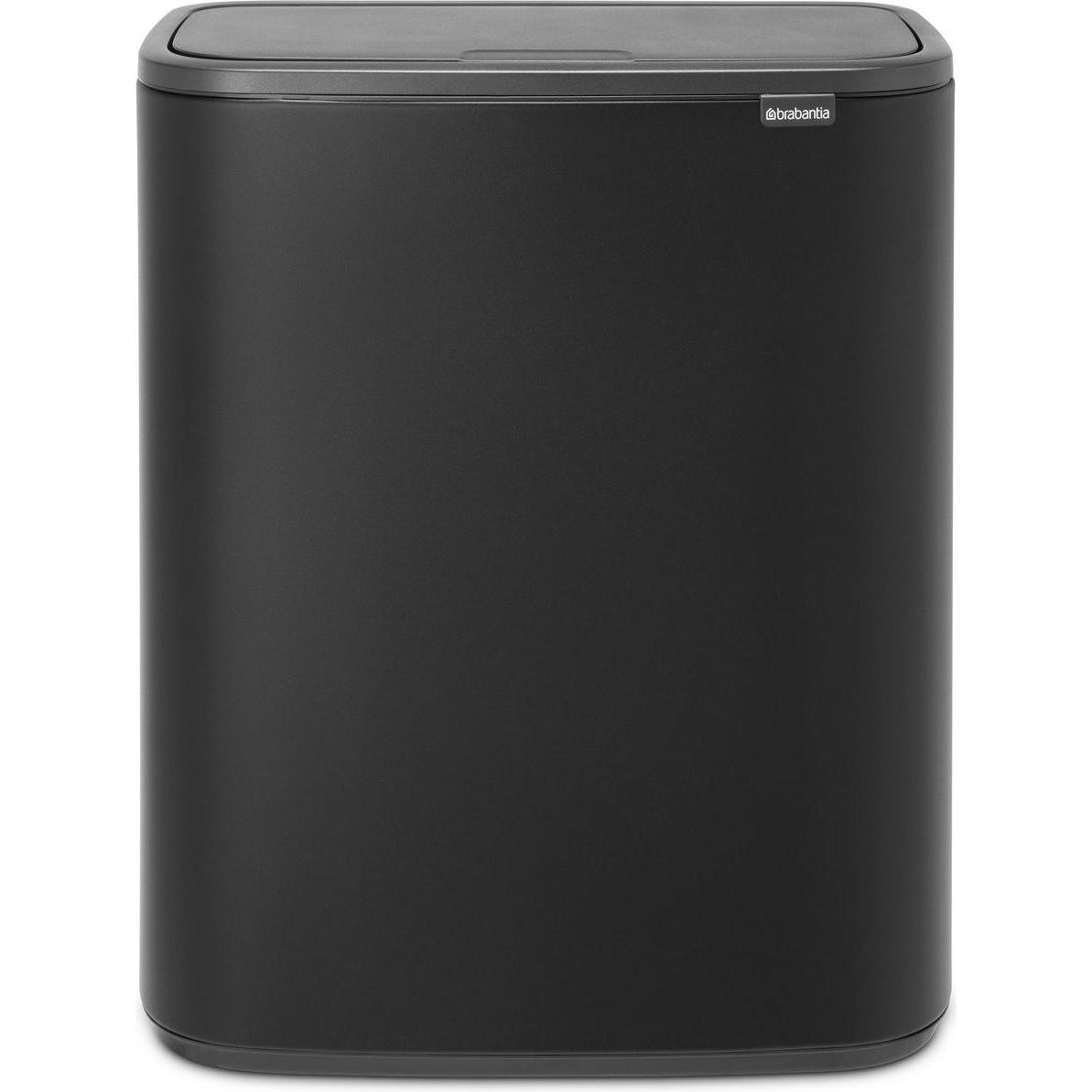 Brabantia Contenitore Touch Bo, Abfalleimer, Schwarz