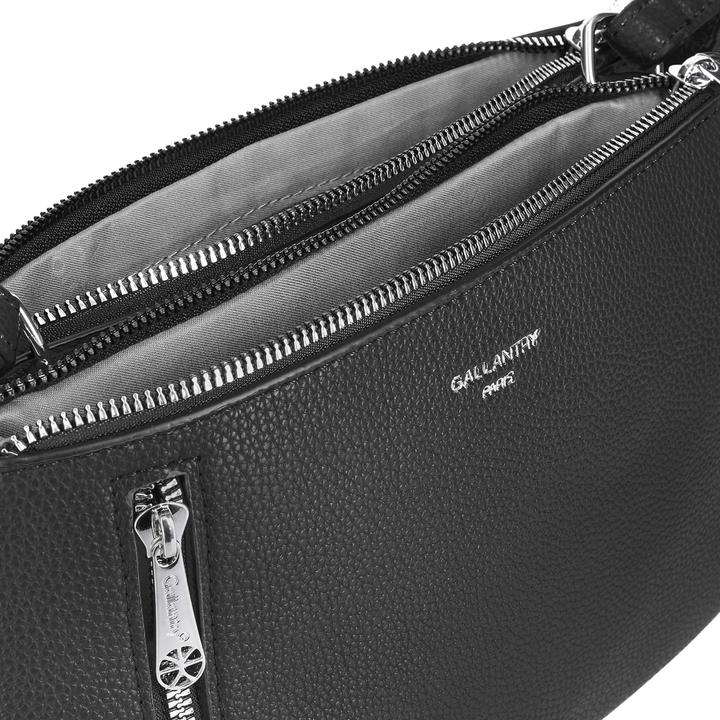 Actual product image Gallantry Black handbag made from grained