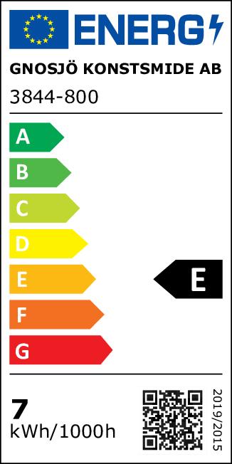 Energie-Label Konstsmide Kabelaufr., 400 bernst. Diod. (0.15 m)