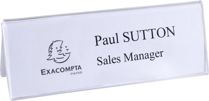 Produktbild Exacompta Tischnamenschilder