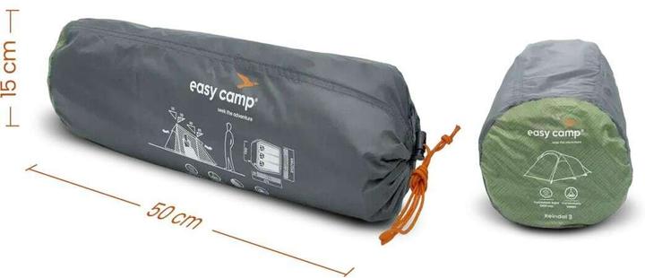Actual product image Easy Camp Tunnelzelt Reindal 3 (olivgr?n, Modell 2025) (Tunnel tent, 2.90 kg, 3 persons)