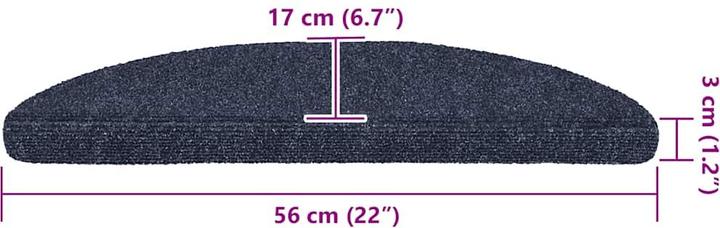 Actual product image vidaXL Step mat (56 x 17 x 3 cm)