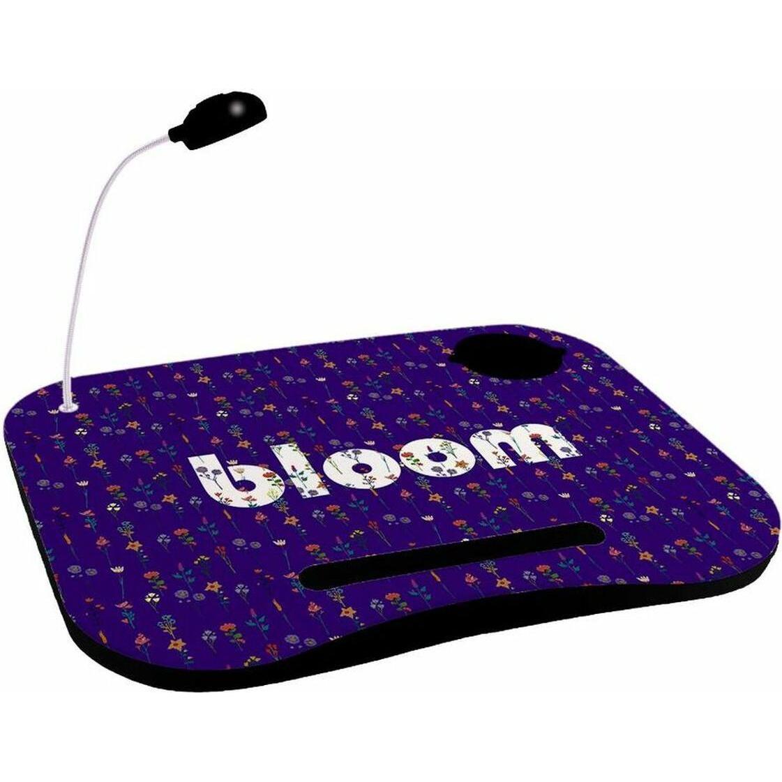 DKD Home Decor Laptop-Stand PVC Blomster Moderne 48 x 38 x 7 cm, Supporto per notebook, Viola