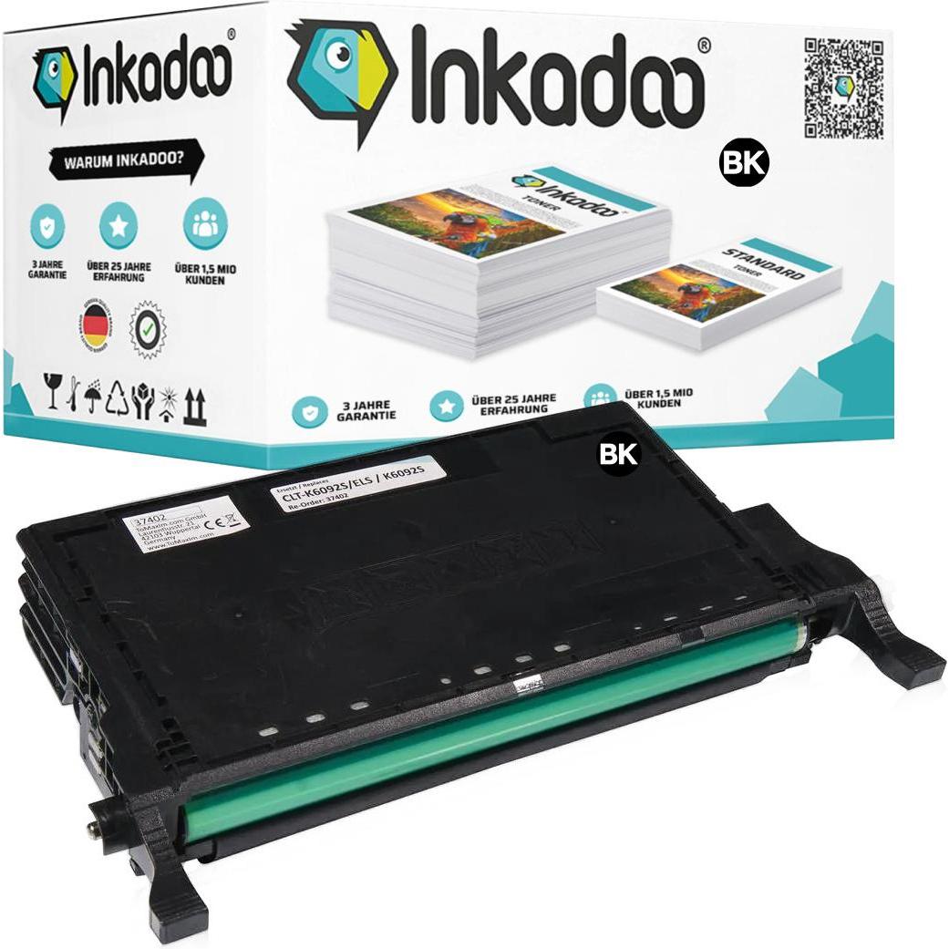Inkadoo, Toner, Toner kompatibel zu Samsung CLT-K5082L/ELS / K5082L Toner, schwarz Schwarz (BK)