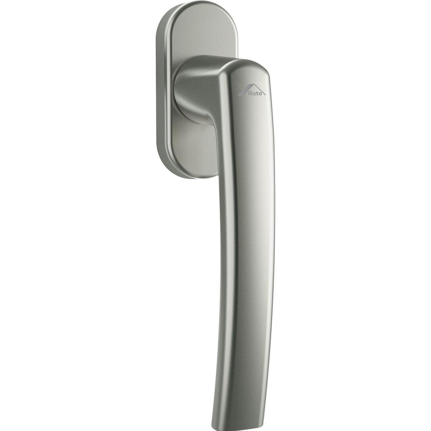 Roto, Türgriff + Fenstergriff, Fenstergriff ROTOLINE VK 7 x 30 mm, Aluminium titan eloxiert (Türgriff)