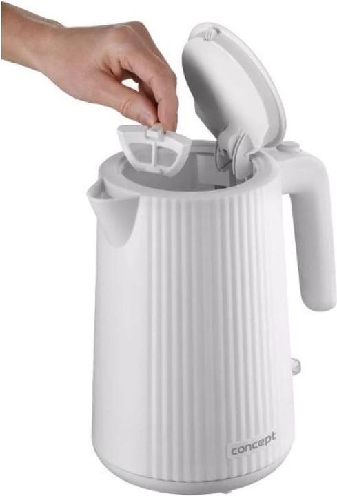 Actual product image Concept Elektrischer Wasserkocher 1,7l RK2390 weiss (1.70 l)