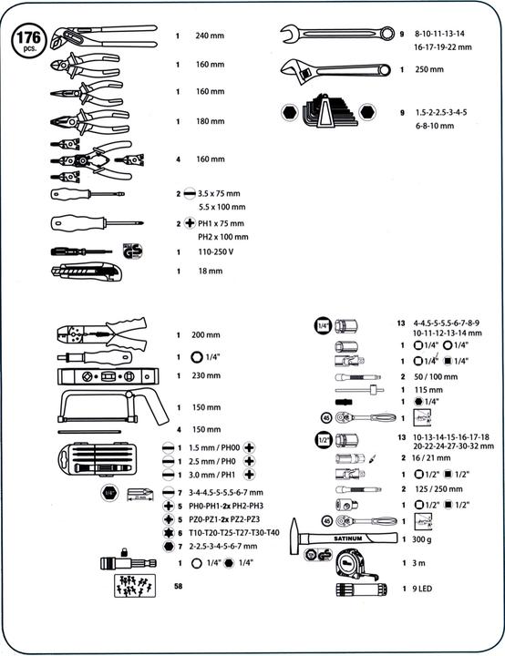 Image du produit Satinum Boîte à outils