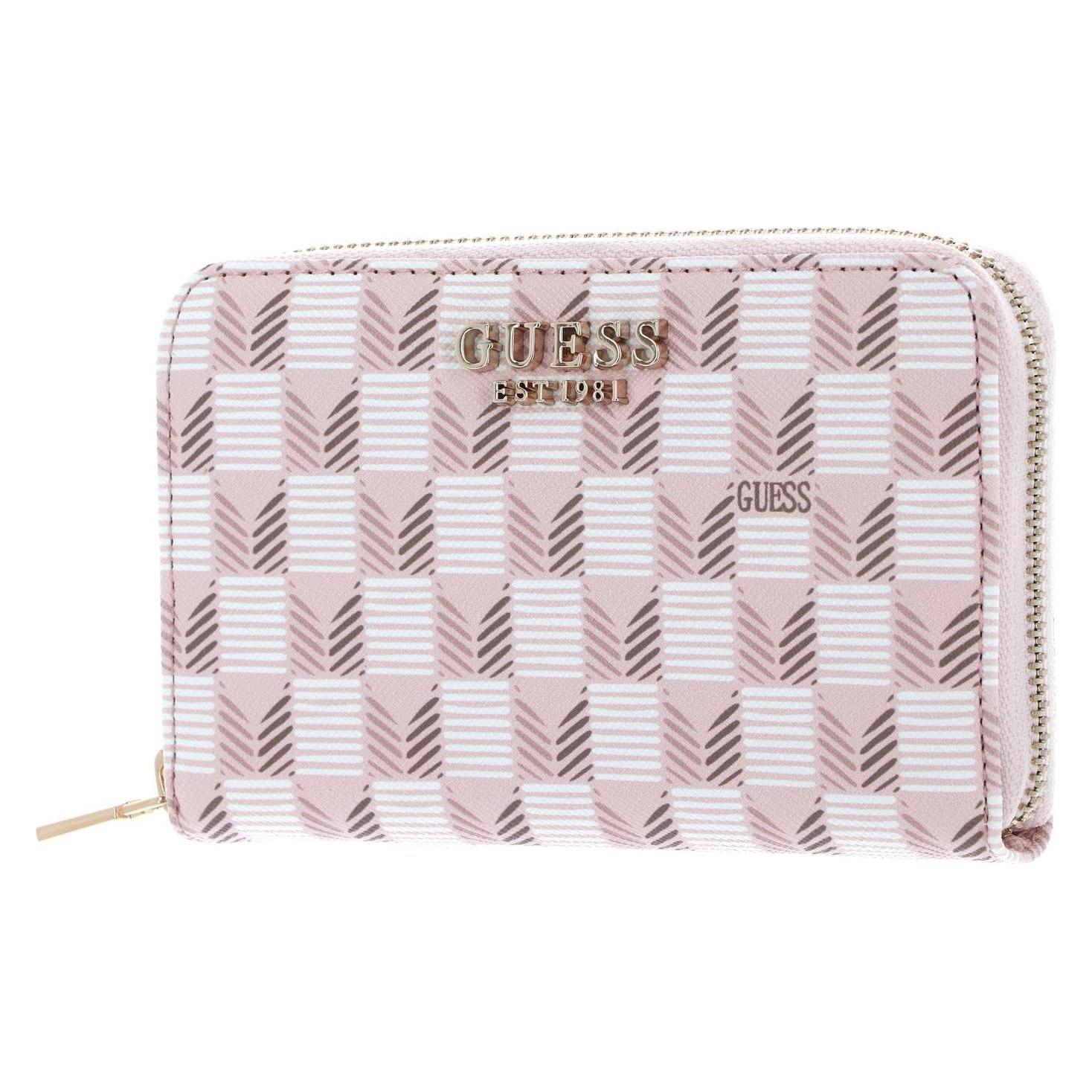 Guess, Damen, Portemonnaie, Laurel Zip Around, Mehrfarbig