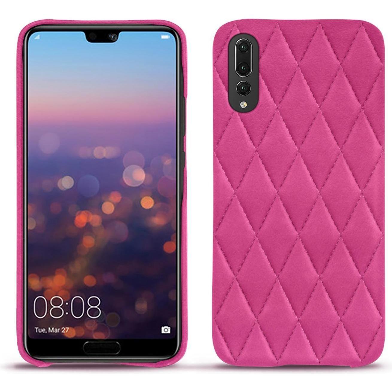 Noreve Lederschutzhülle (Huawei P20 Pro), Smartphone Hülle, Rosa
