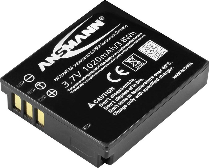 Image du produit Ansmann Panasonic CGA-S005 Batterie rechargeable (Batterie)