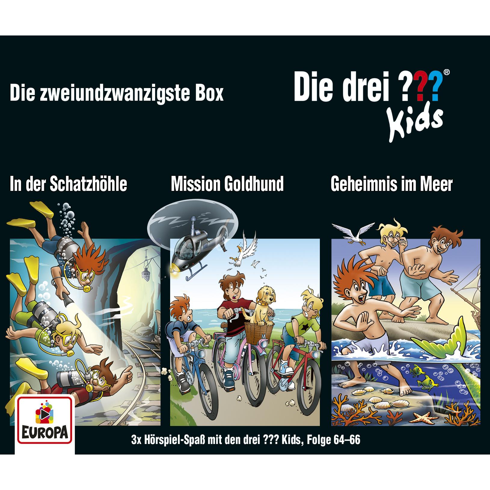 Die drei DREI FRAGEZEICHEN kids - 22 Box (F64-66), Hörbücher