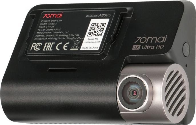 Produktbild 70mai A800S (Eingebaute Anzeige, Akku, Eingebautes Display, Bluetooth, WLAN, GPS-Empfänger, Beschleunigungssensor, UHD 4K)