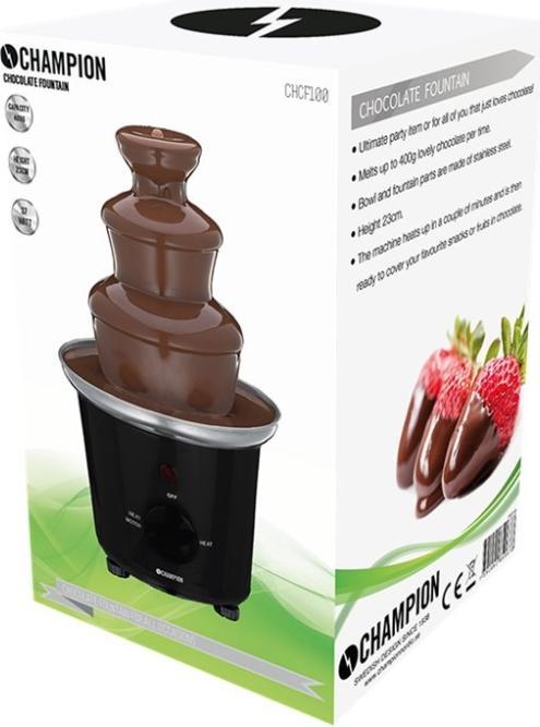 Productafbeelding Champion Chocoladefontein 200g CF100 Zwart
