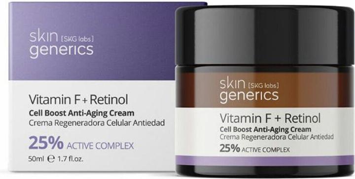 Actual product image Skin Generics Cell-Boost Regenerating Cream with Vitamin F and 25% Retinol - EU SKG (Night cream)