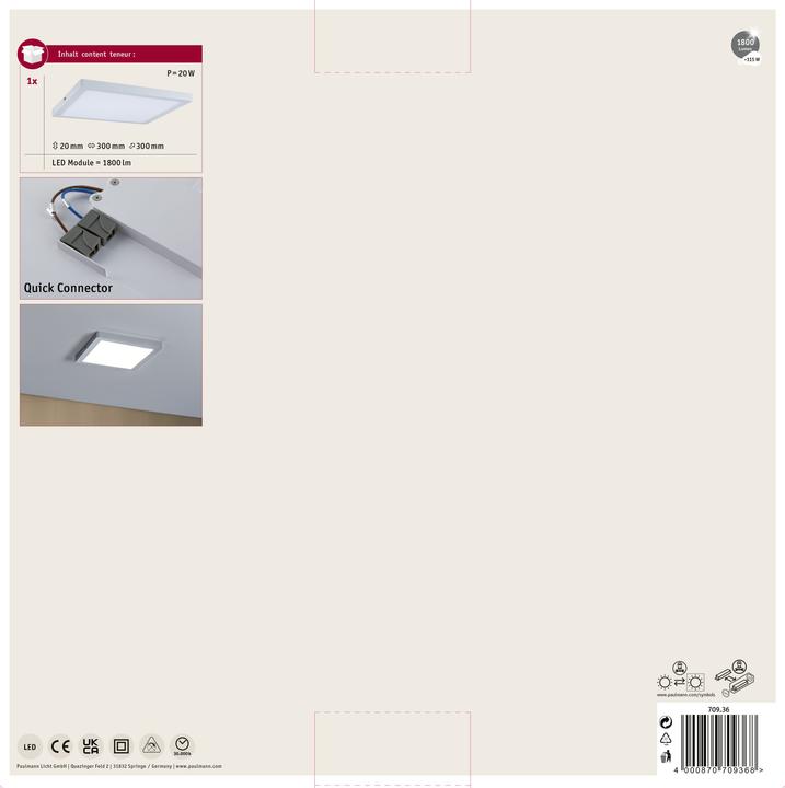 Actual product image Paulmann Panel Atria Shine (1920 lm)
