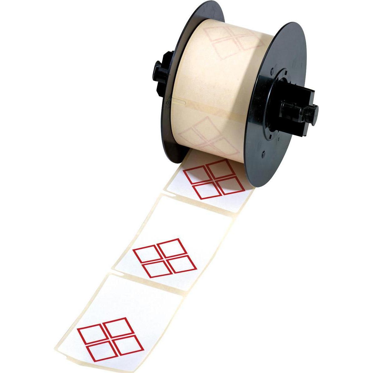 Brady, Etiketten, MNK-CLP-75x110-L4B-B7610-0.3, Papier, Weissmatt, 75.00 x 110.00 mm, Layout L4B (4 rote Rauten