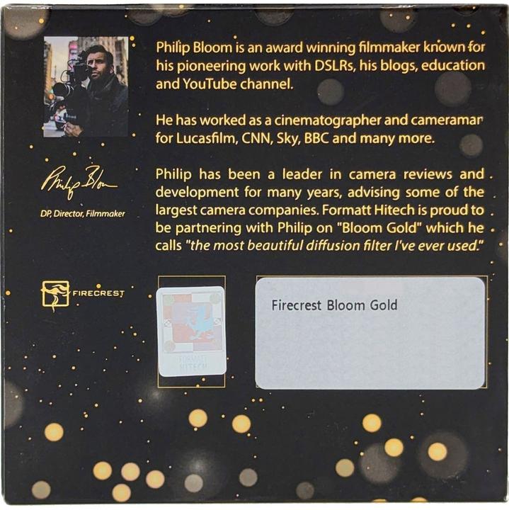 Actual product image Formatt Hitech Firecrest Bloom Gold 1/8 49mm (Gold Ring) (FH-FCBGE49) (49 mm, Effect filter)