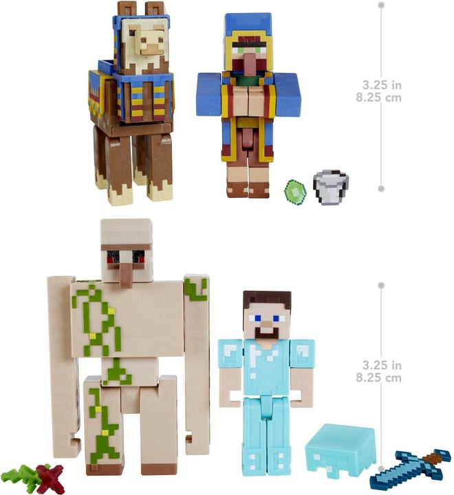 Produktbild Minecraft Core Figure 2er Pack Sortiment (Assortiert)