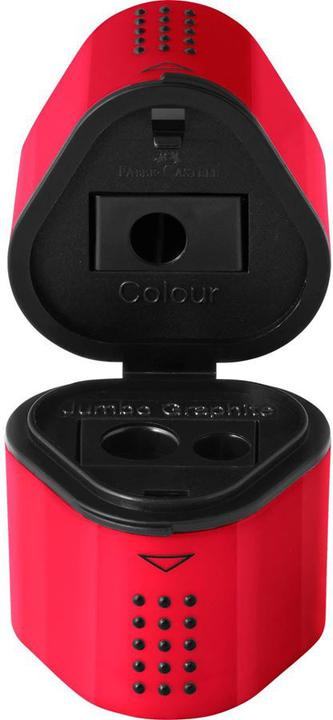 Productafbeelding Faber-Castell Puntenslijper Grip 2001 183801 blauw/braam 10 stuks