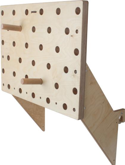 Actual product image Pedalo Climbing training board, light brown, 82 cm, 4 cm 14 kg 60 cm (Beige, Light brown)