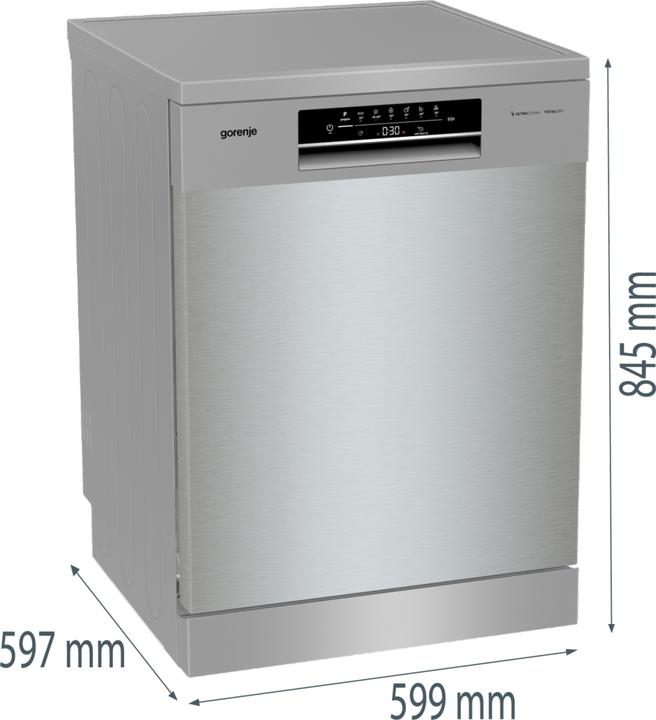 Actual product image Gorenje Geschirrspüler GS643C90X C 60cm inox 20014641