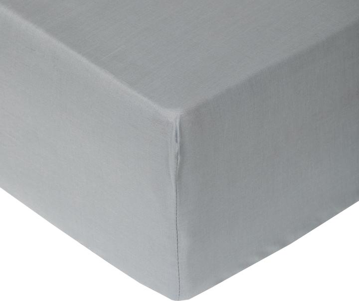 Actual product image Domoletti FITTED SHEET COTTON 140X200+25 GREY (140 x 200 cm)