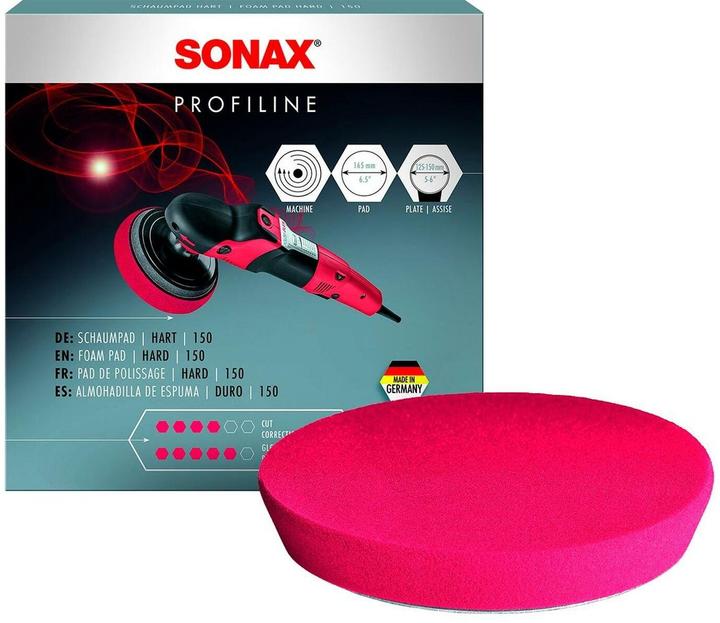 Produktbild Sonax PROFILINE Polierpad, hart, Ø 165 mm, Kabellänge